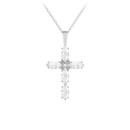 Marquise Cross Pendant