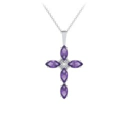 Marquise Cross Pendant
