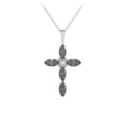 Marquise Cross Pendant