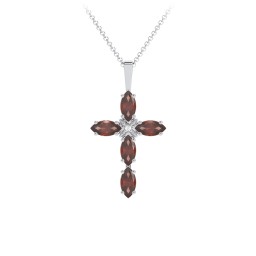 Marquise Cross Pendant