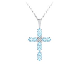 Marquise Cross Pendant