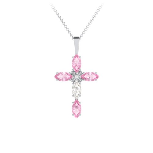 Marquise Cross Pendant