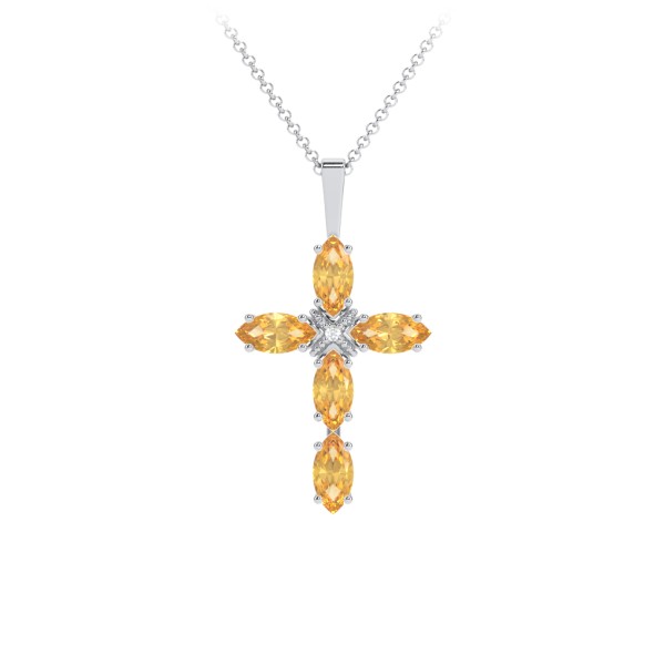 November Birthstone Necklaces, Citrine Necklaces | Jewlr