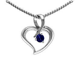 Twist Petit Heart Pendant