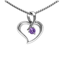 Twist Petit Heart Pendant