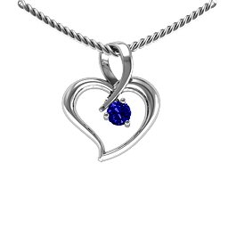 Twist Petit Heart Pendant