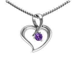 Twist Petit Heart Pendant