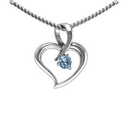 Twist Petit Heart Pendant