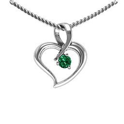 Twist Petit Heart Pendant