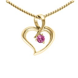 Twist Petit Heart Pendant