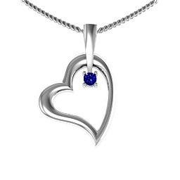 Tilted Heart Pendant