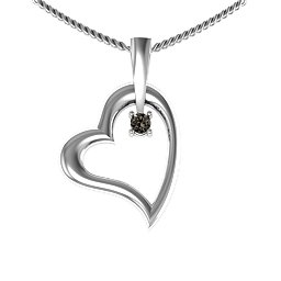 Tilted Heart Pendant
