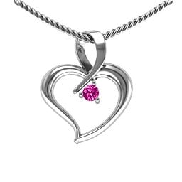 Twist Heart Pendant