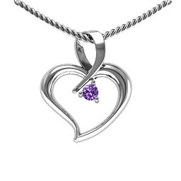 Twist Heart Pendant