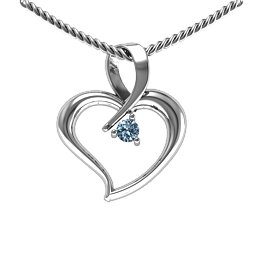 Twist Heart Pendant