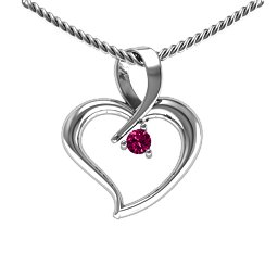 Twist Heart Pendant