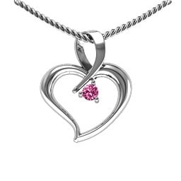 Twist Heart Pendant