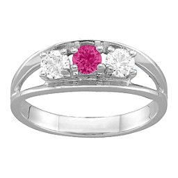 Classic 2-6 Gemstones Ring