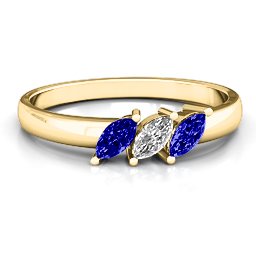 Grand Marquise Trio Ring