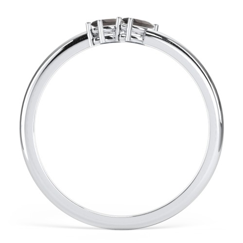 2 Stone Marquise Ring