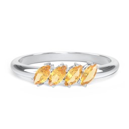4 Stone Marquise Ring