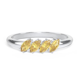 4 Stone Marquise Ring