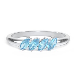4 Stone Marquise Ring