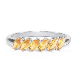 6 Stone Marquise Ring