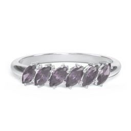 6 Stone Marquise Ring