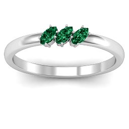 Petit Marquise Trio Ring