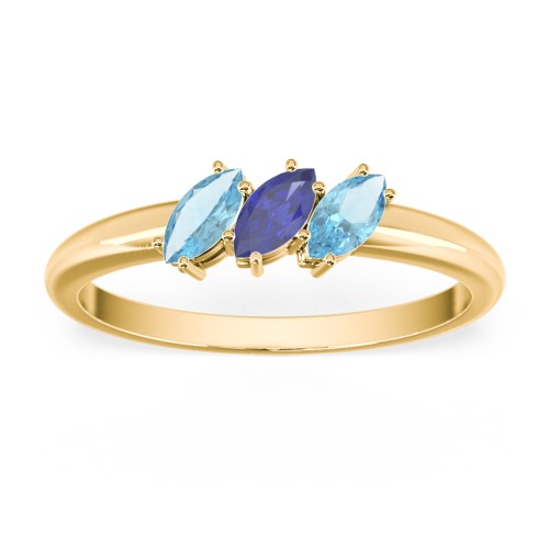 Petit Marquise Trio Ring