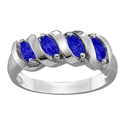 2-6 Marquise Spiral Ring