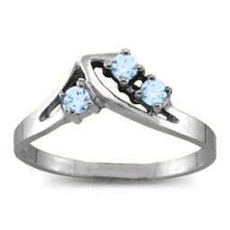 1-5 Stone Crest Ring