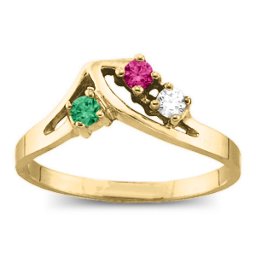 1-5 Stone Crest Ring