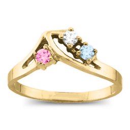 1-5 Stone Crest Ring