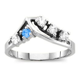 1-5 Stone Crest Ring