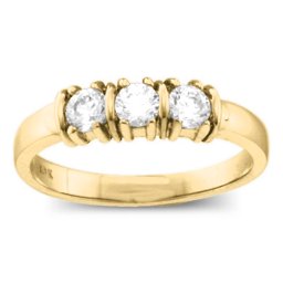 Classic Separated 2-5 Stones Ring