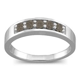 Geometric 3-6 Stones Ring