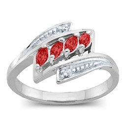 2-6 Marquise and Accents Ring