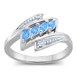 2-6 Marquise and Accents Ring