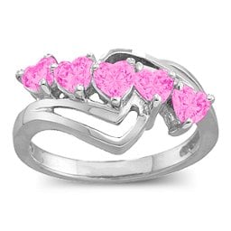 Starburst Heart Ring