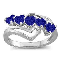 Starburst Heart Ring