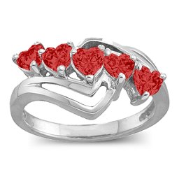 Starburst Heart Ring