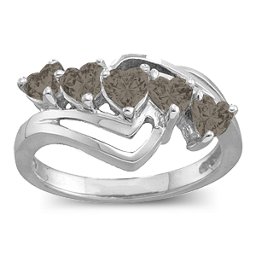 Starburst Heart Ring