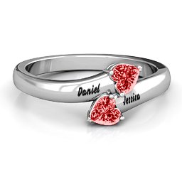 "Tribute" Hearts Bypass Ring