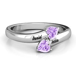 "Tribute" Hearts Bypass Ring