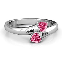 "Tribute" Hearts Bypass Ring