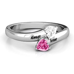 "Tribute" Hearts Bypass Ring