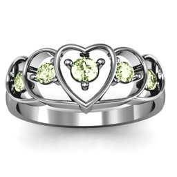 Heart Collage Ring
