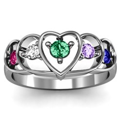 Heart Collage Ring